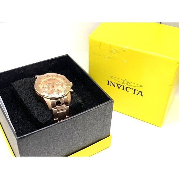 Invicta Women\'s Watch 28057 Wildflower Quartz Chronograph Rose Gold Steel main image 15